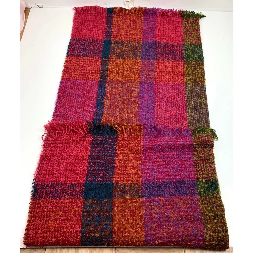 Missoni Multi Colored Wool Throw NEVER USED